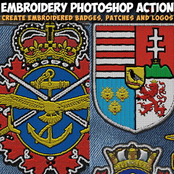 Embroidery Photoshop Action Plugin