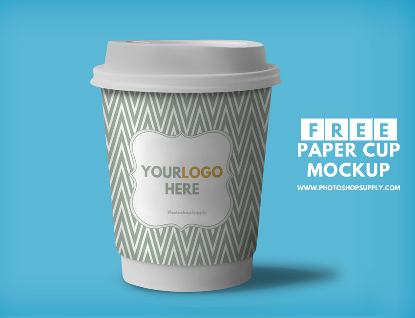 (FREE) Paper Cup Mockup - Photoshop Supply
