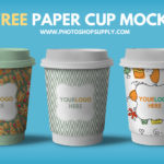 Plastic Cup Mockup Free PSD