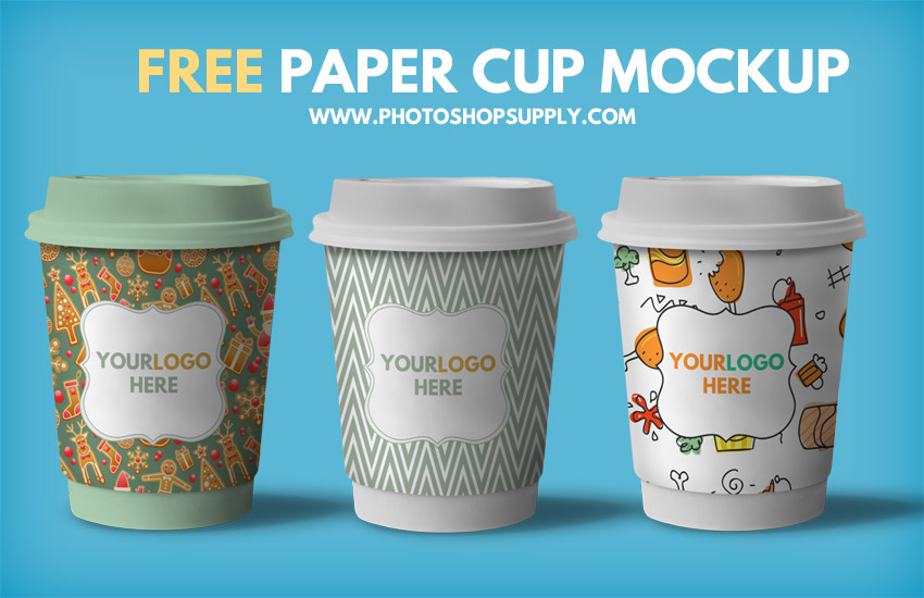 Plastic Cup Mockup Free PSD