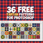 Tartan Plaid Patterns for Photoshop Free