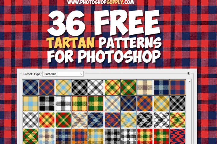 Tartan Plaid Patterns for Photoshop Free