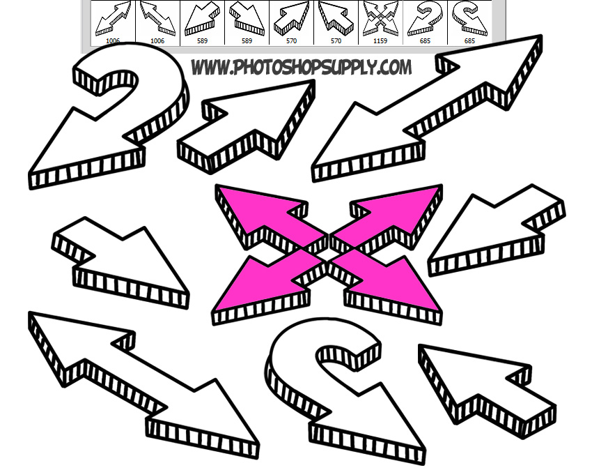 Doodle Arrow Brushes