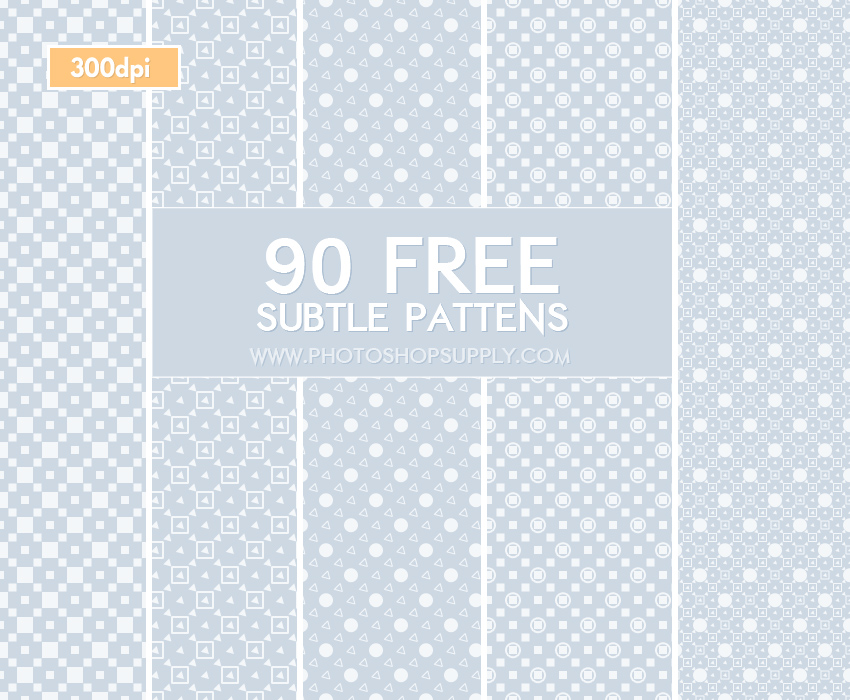 90 Subtle Patterns for Photoshop