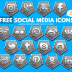 Free Social Media Icons 2018 Metal