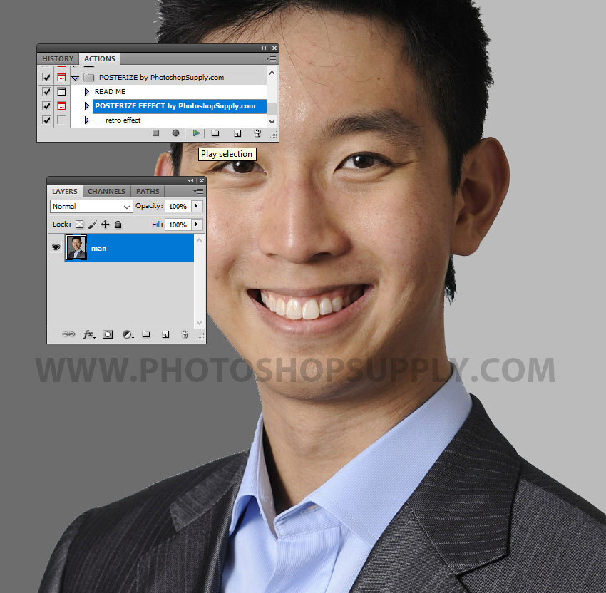 Play Action In Photoshop