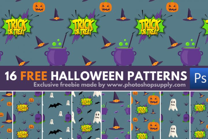 Halloween Patterns for Photoshop