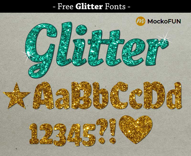 Glitter Font