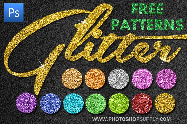 Glitter Patterns for Photoshop Free