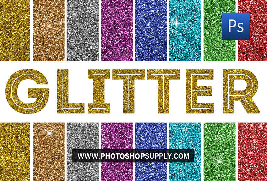 Glitter Style Patterns for Photoshop