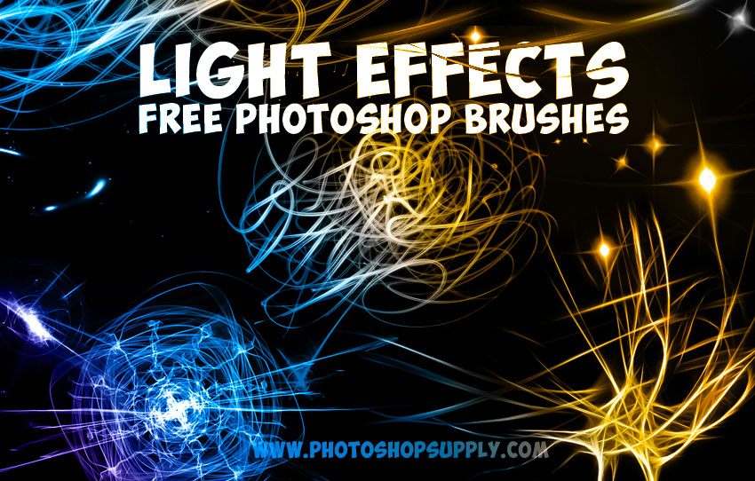 Photoshop light effects brushes