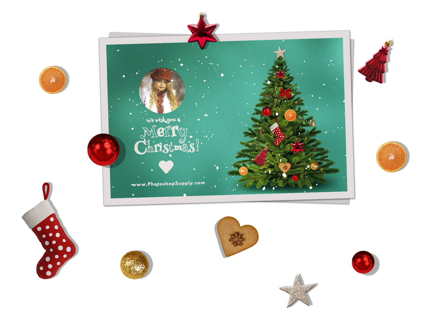 Christmas Card Templates For Photoshop - Photoshop Supply Regarding Free Christmas Card Templates For Photoshop