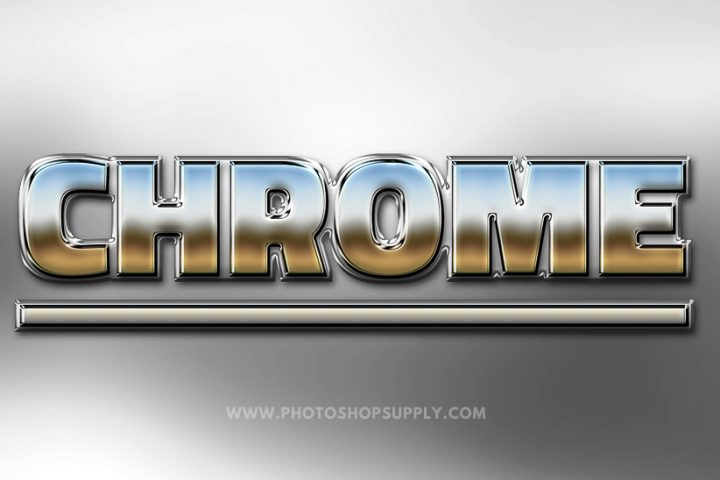 Chrome Style Photoshop