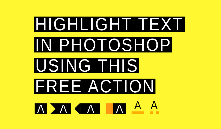 How to Highlight Text in Photoshop