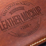 Leather Logo Mockup