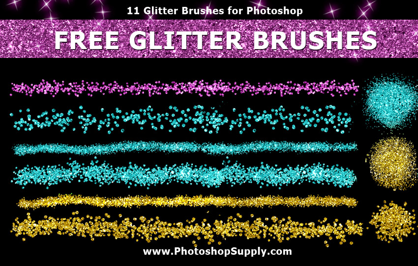 Glitter Photoshop Brushes