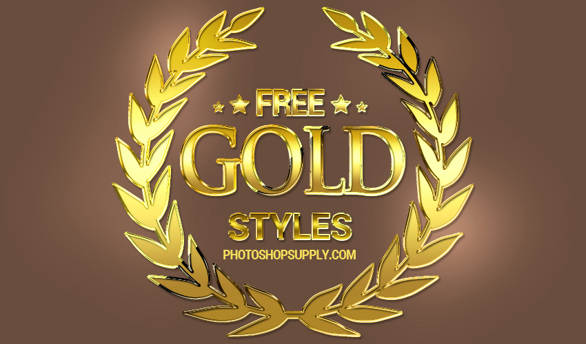 Gold Text Effect Photoshop