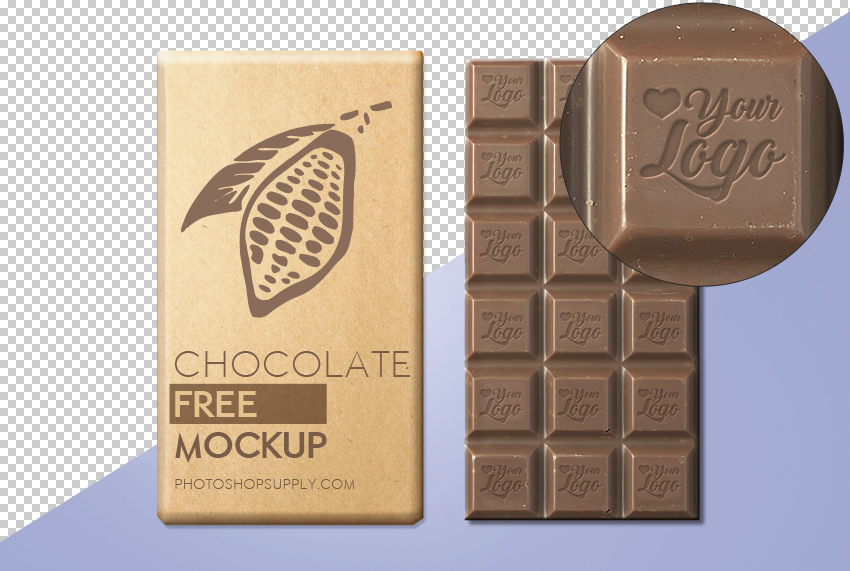 Chocolate Mockup Free