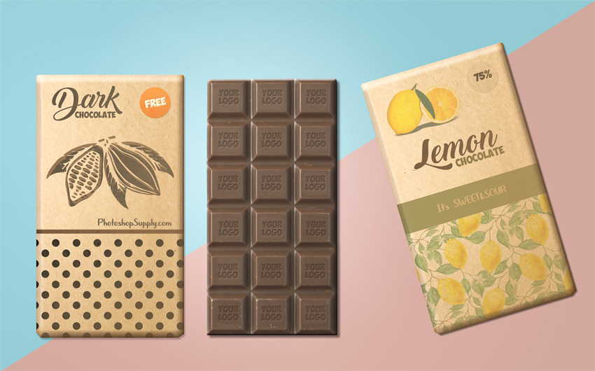 Chocolate Package Mockup