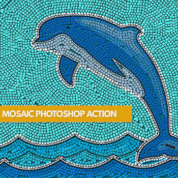 Mosaic Photoshop Action