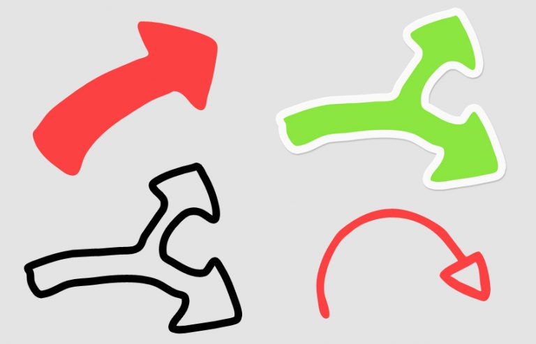 how to add arrow shapes in photoshop