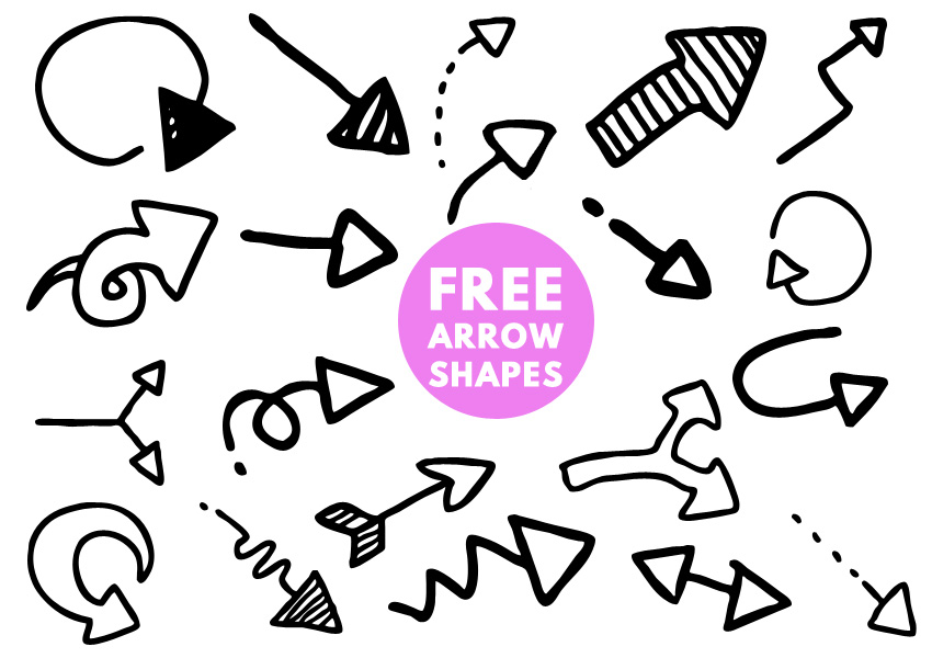 Arrow Shapes Photoshop