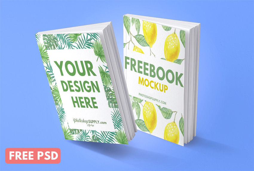 Download Free Book Mockup Psd File Download Photoshop Supply