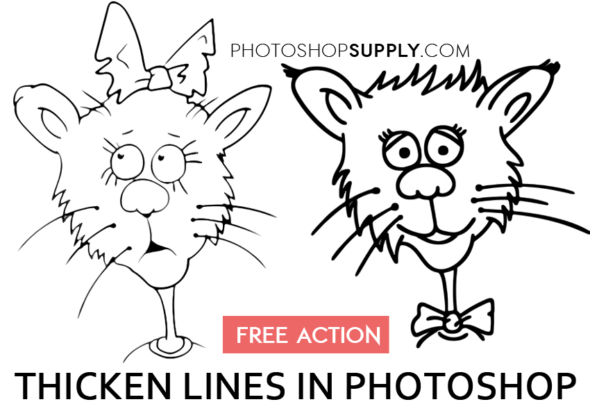 How to Thicken Lines in Photoshop