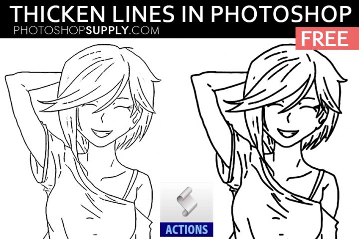 Thicken Lines in Photoshop