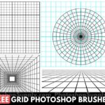 Grid Photoshop Brushes
