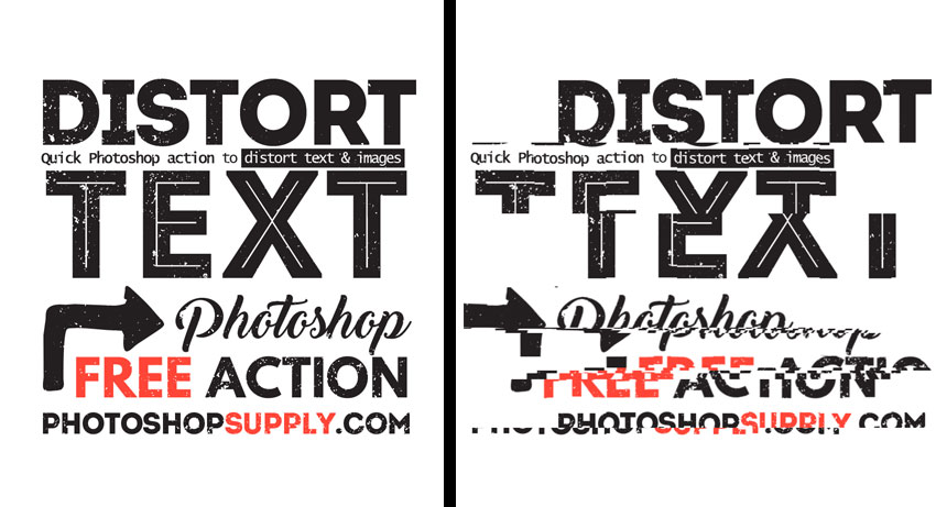 Distort Text in Photoshop