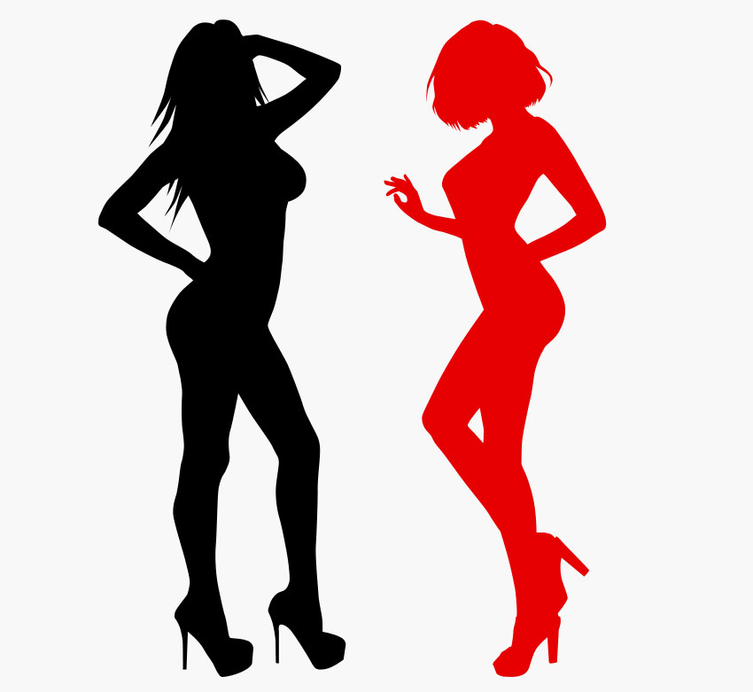 Sexy Girl Silhouette