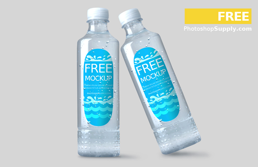 Water Bottle Mockup