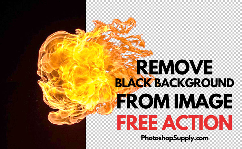 FREE) Remove Black Background Photoshop - Photoshop Supply