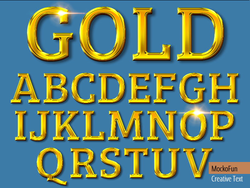 Gold Letters