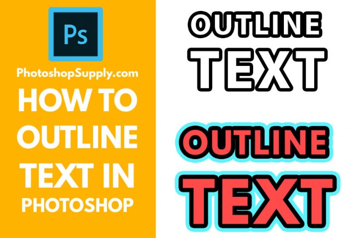 How to Outline Text in Photoshop