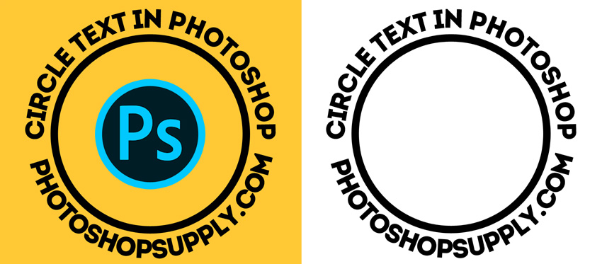 Circle Text Photoshop