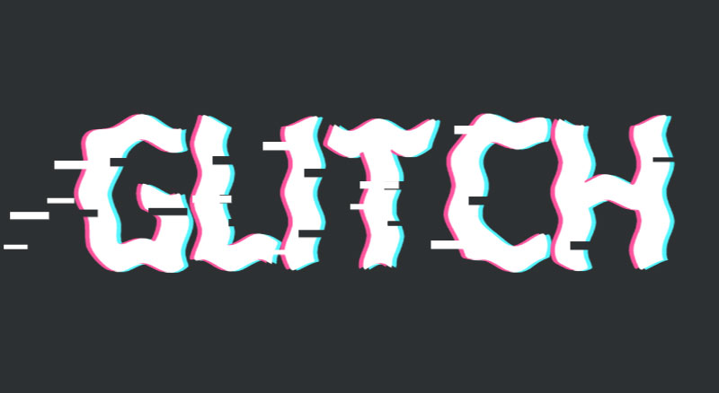 Distorted Glitch Font