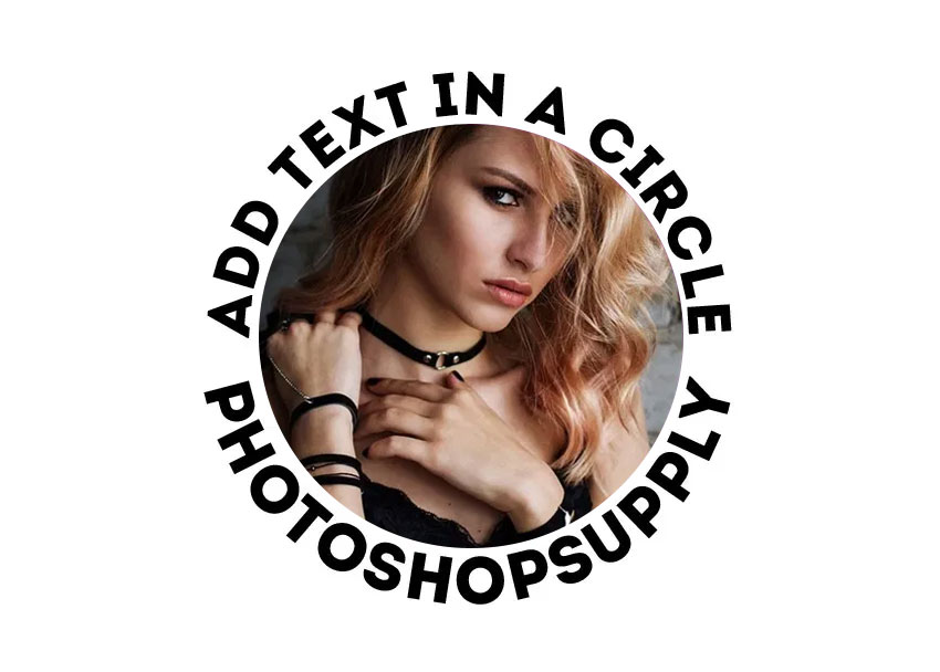 Text in Circle Photoshop