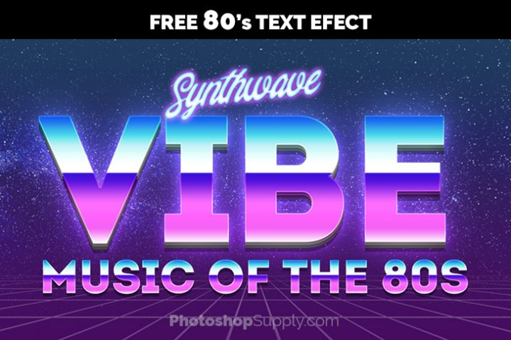 80s Neon Font