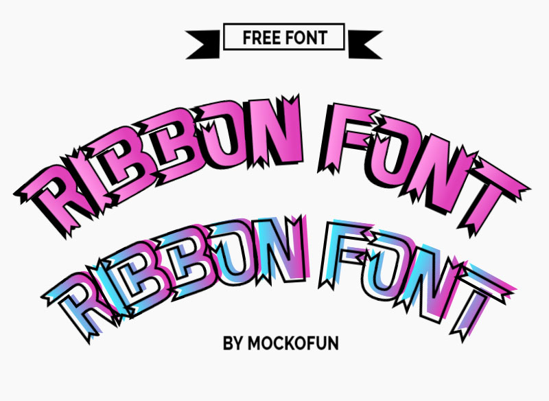 Ribbon Font