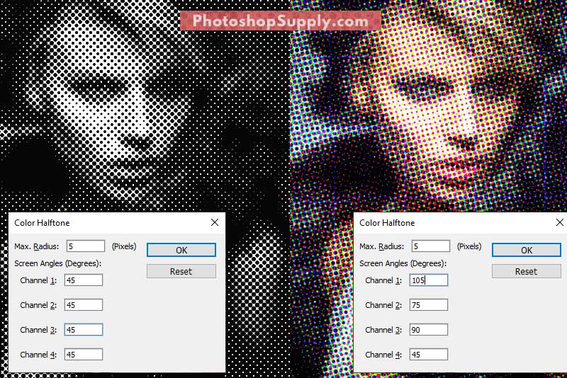 Halftone Photoshop