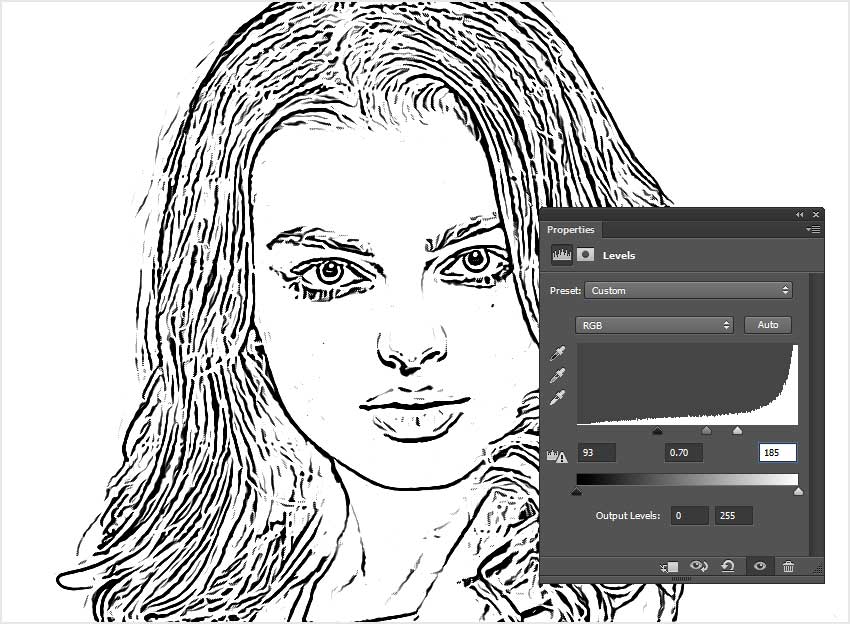 Levels Photoshop