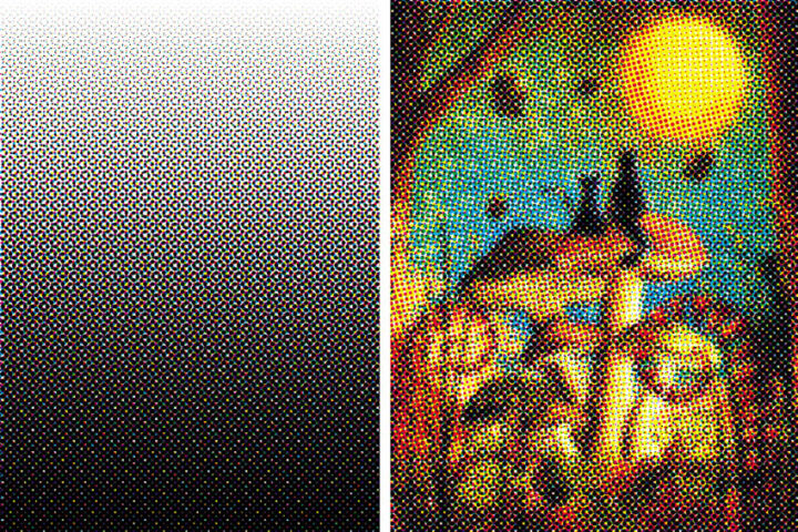 [FREE 💎] +35 Halftone Textures, Patterns, Brushes & Action