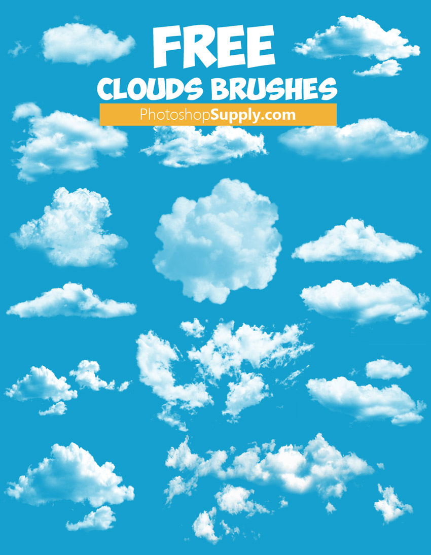 Photoshop Cloud Brushes