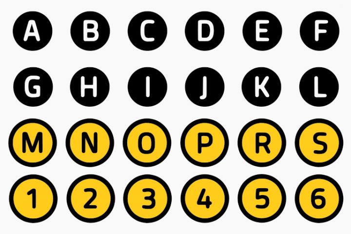 Circle Font