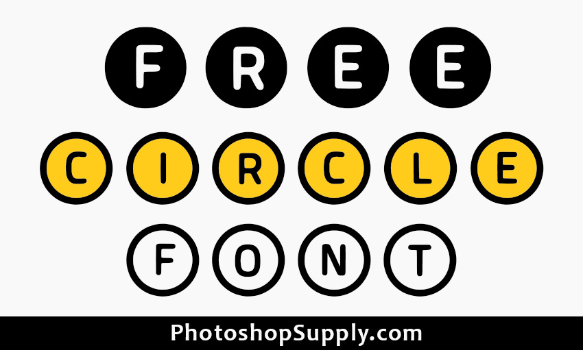 Circle Font