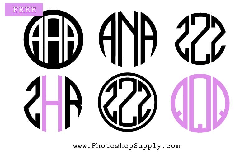 Monogram in Circle