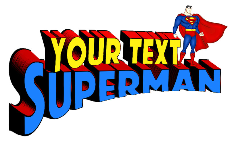 Superman Text
