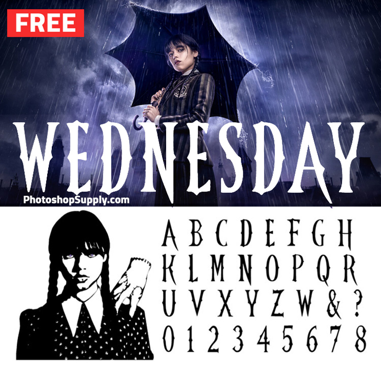 Wednesday Font Download